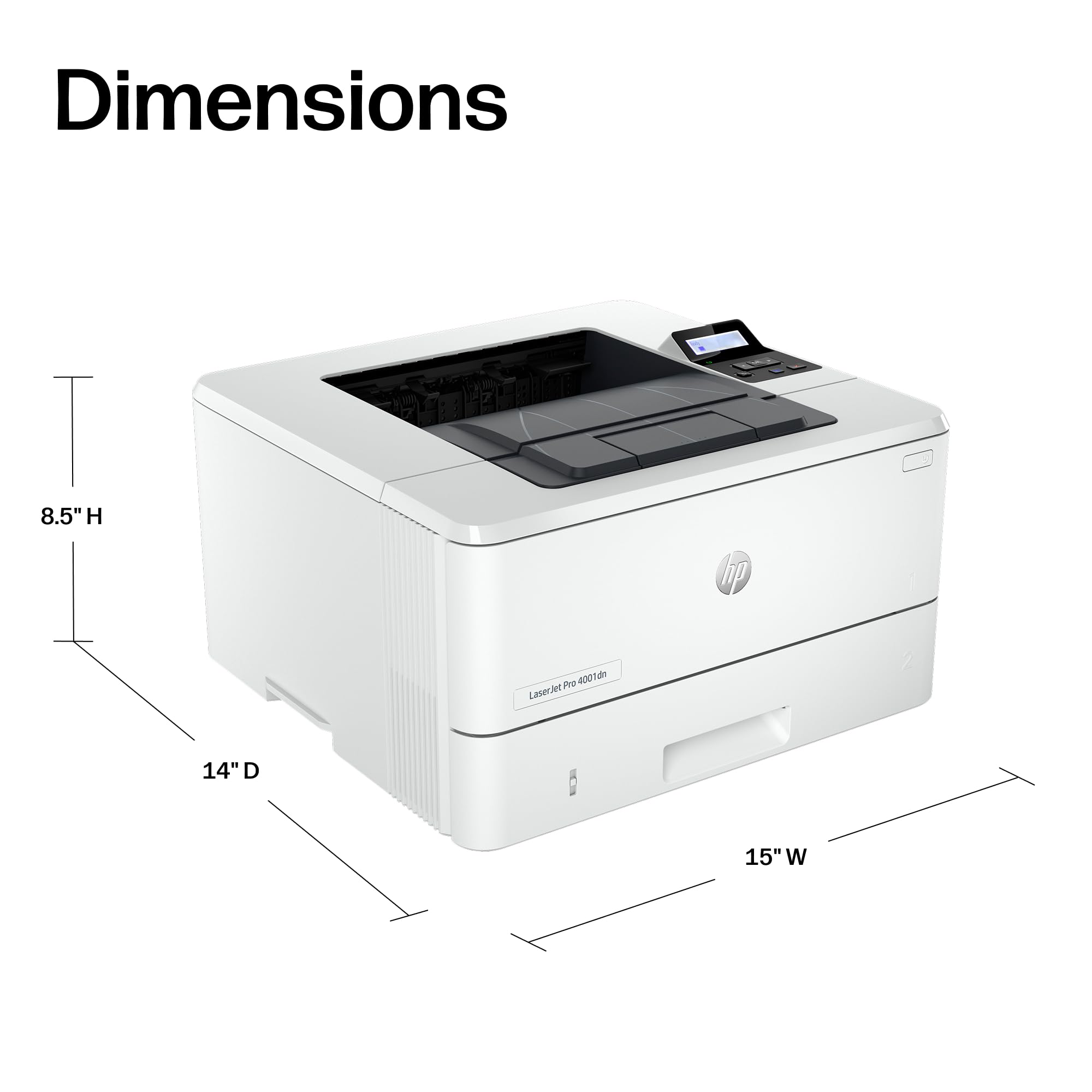 HP LaserJet Pro 4001dn office lifestyle setting depicting reliable team printing and productivity benefit