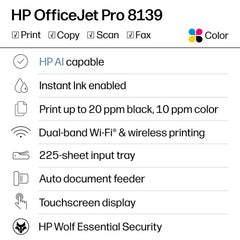 HP touchscreen closeup with intuitive menu for faster navigation