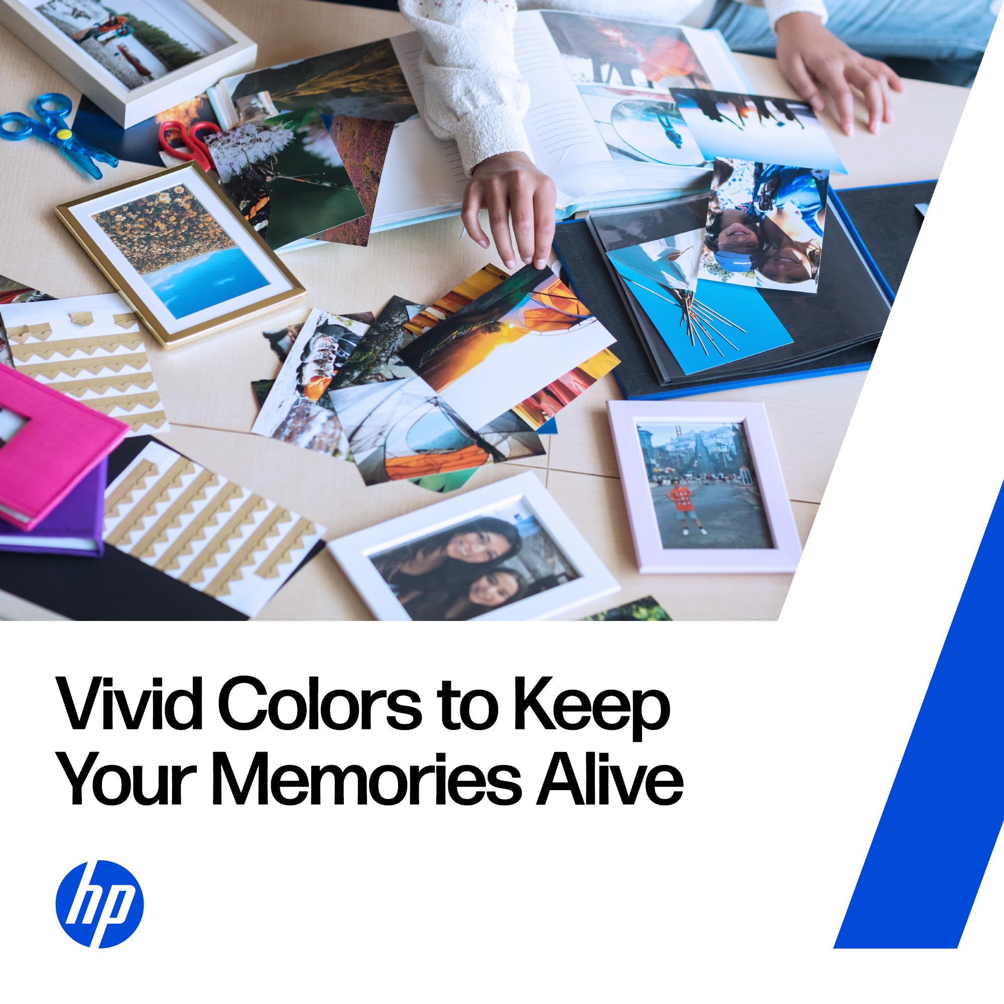 Printed photo with vibrant colors from HP 910 inks showing fade-resistant output
