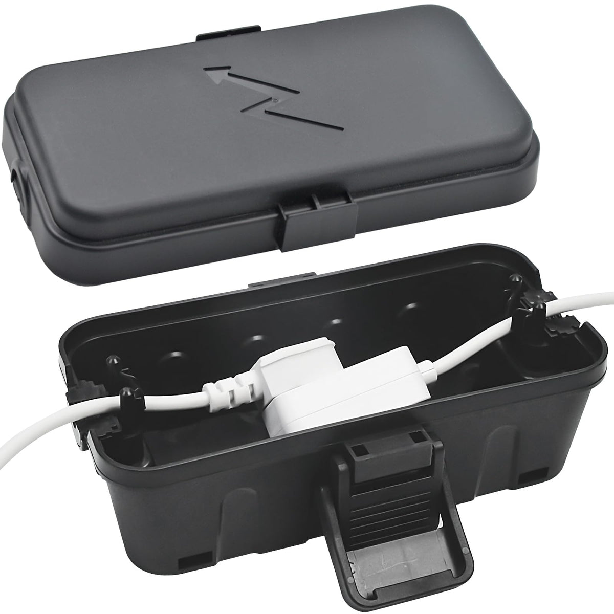 Hrensaw front view box closed showing weatherproof protection benefits