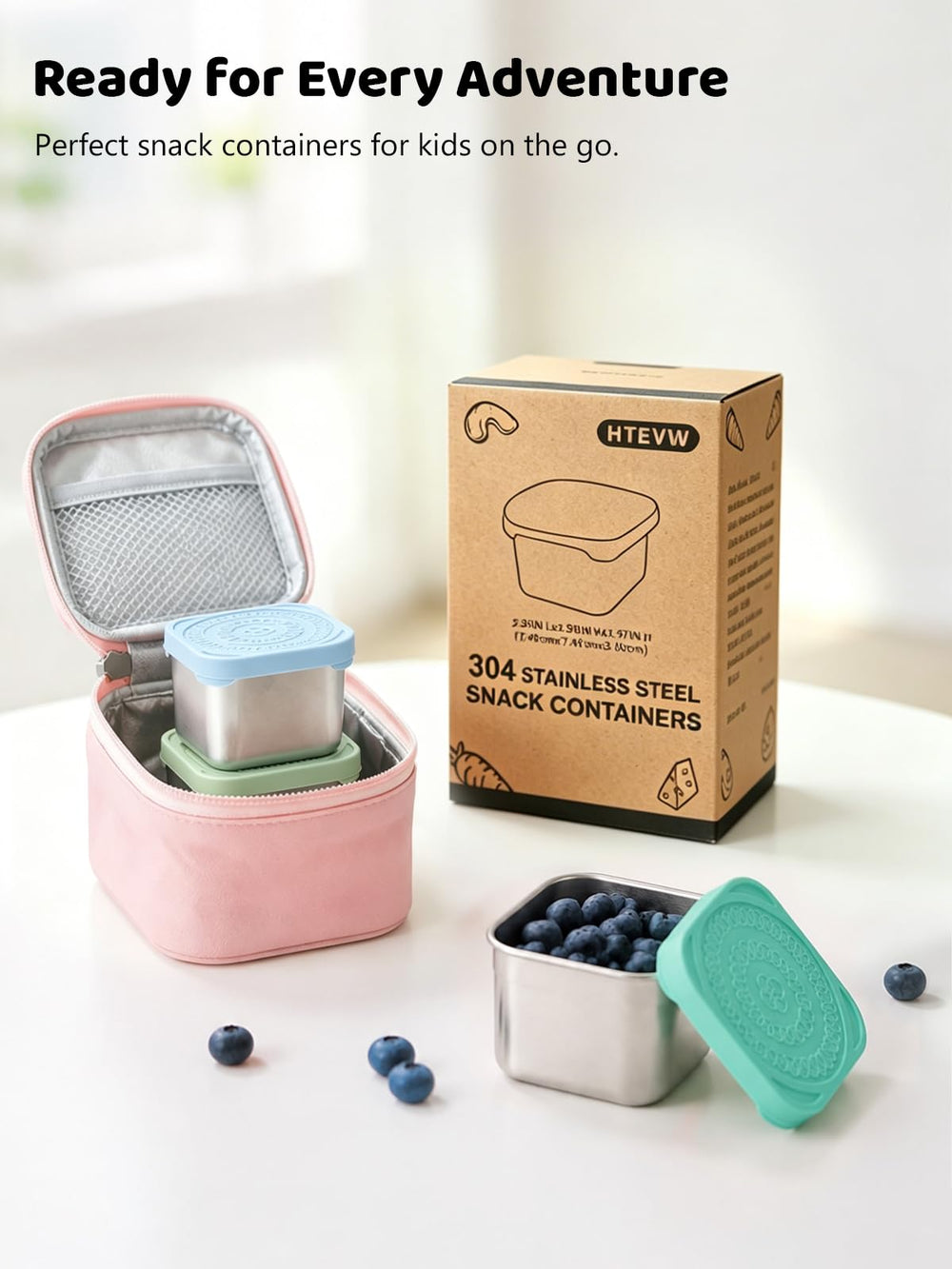 HTEVW containers in a lunchbox at school showing kid-friendly use and on-the-go convenience