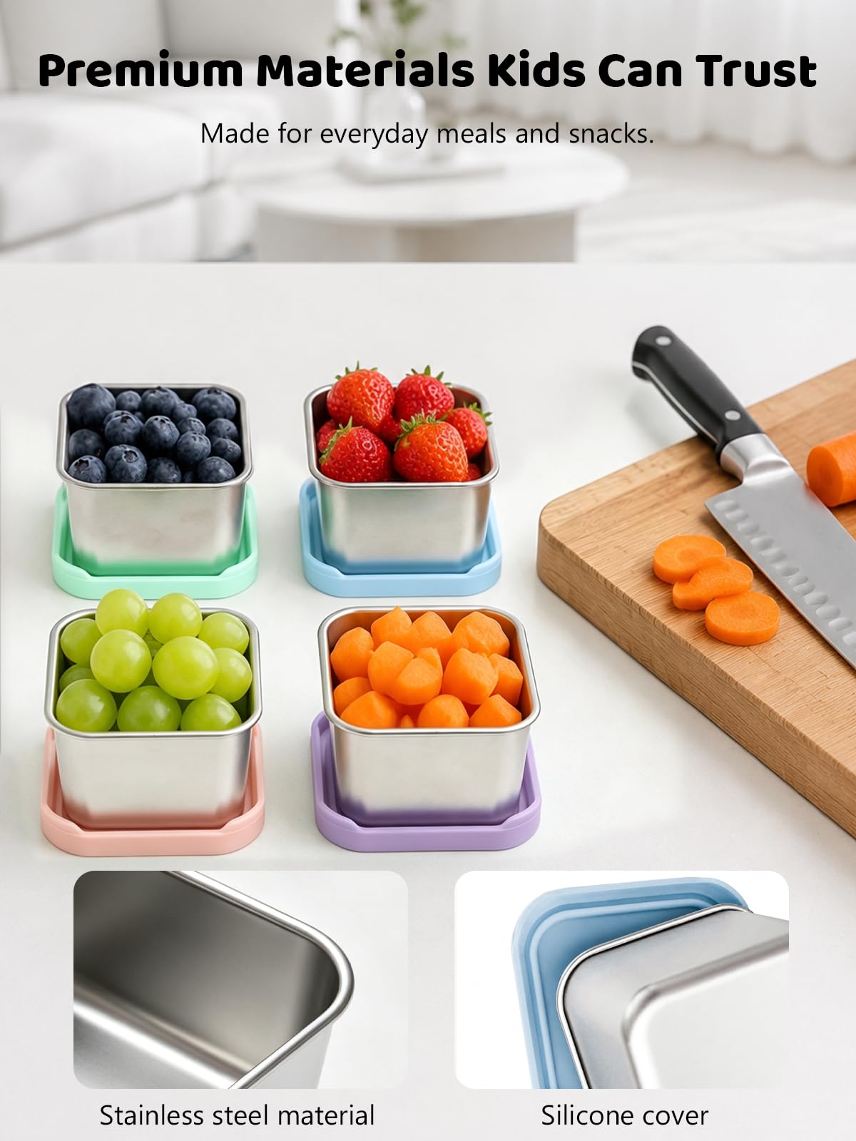 HTEVW container held in hand showing compact size and easy portion-control benefit