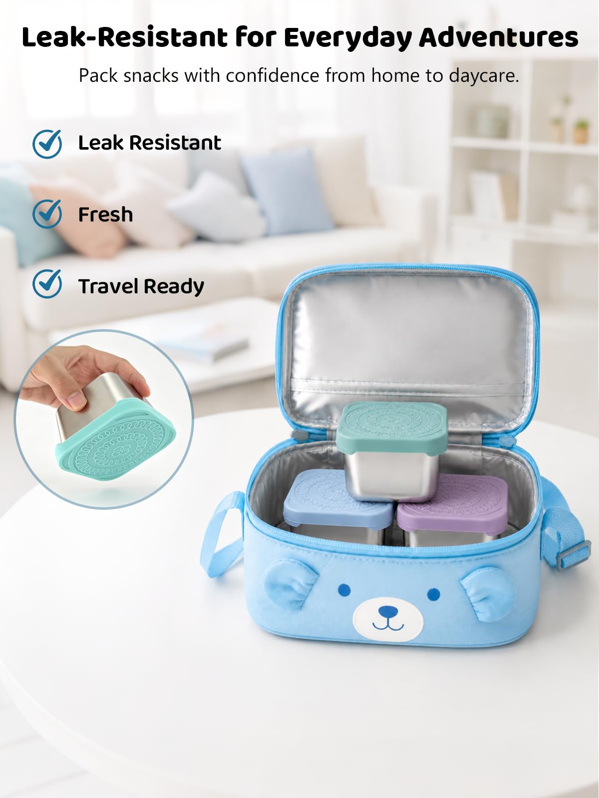 HTEVW stacked containers showing space-saving design and convenient storage benefit