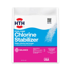 HTH front packaging showing product name and 4 lb size for clear identification and convenience