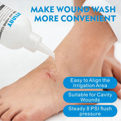 HTLARY saline moistened gauze pad easing comfortable dressing changes