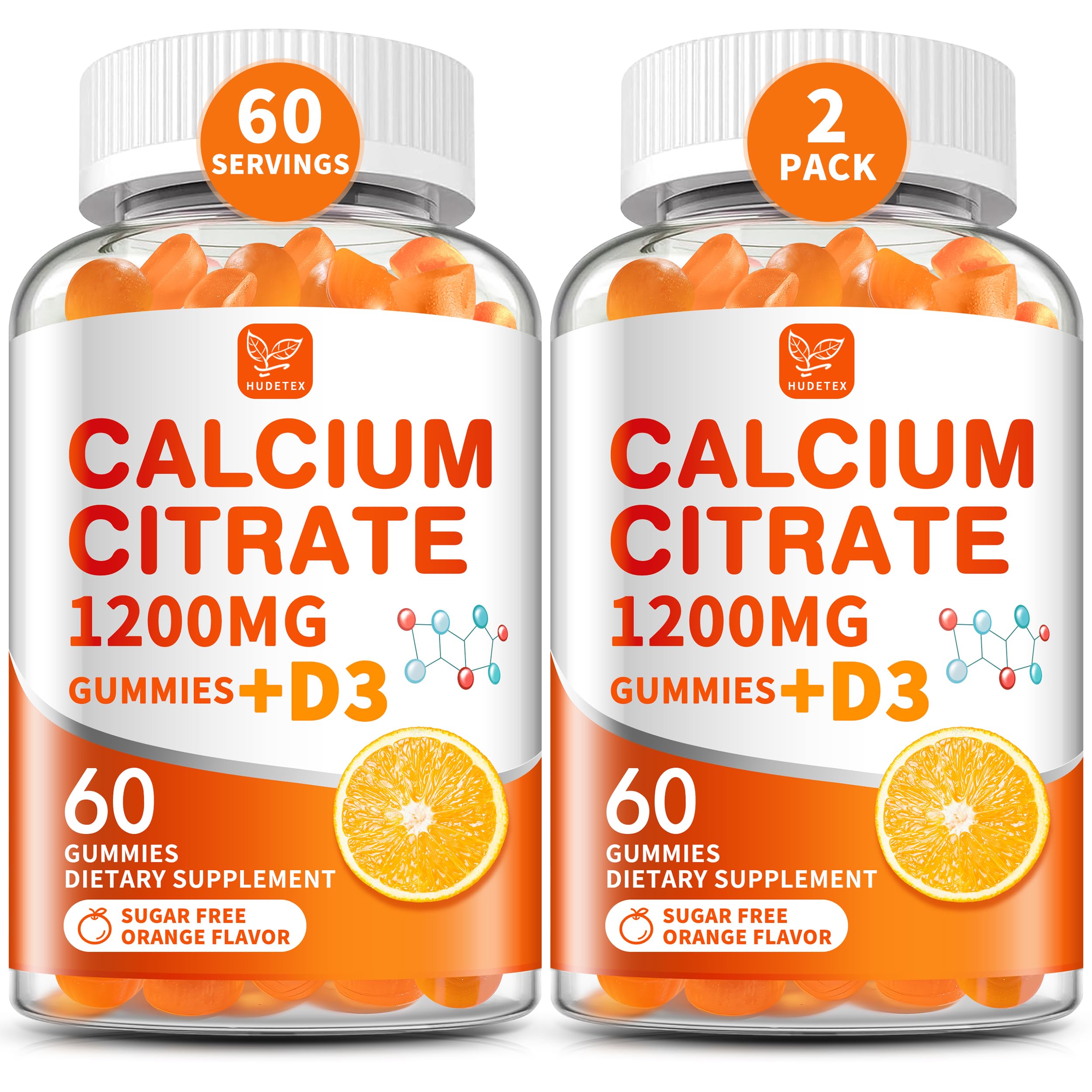 Hudetex front bottle showing package and 60-day two-pack benefit
