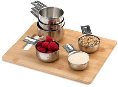 Hudson Essentials cups laid out to show each size for accurate ingredient measurement