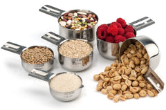 Close-up of Hudson Essentials stainless spout highlighting precise pour and drip reduction