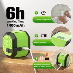 Huepar carry bag with laser, tripod, and cable for convenient transport benefit