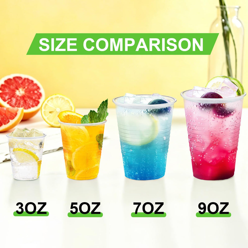 Huifany clear cup filled with iced beverage showing drink color visibility benefit