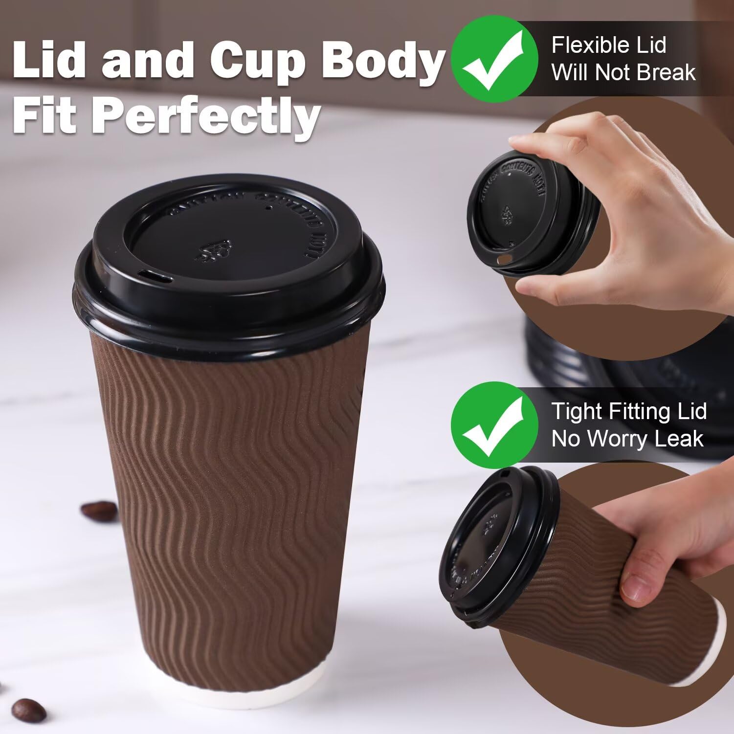 Huifany stacked cups demonstrating space-saving storage advantage