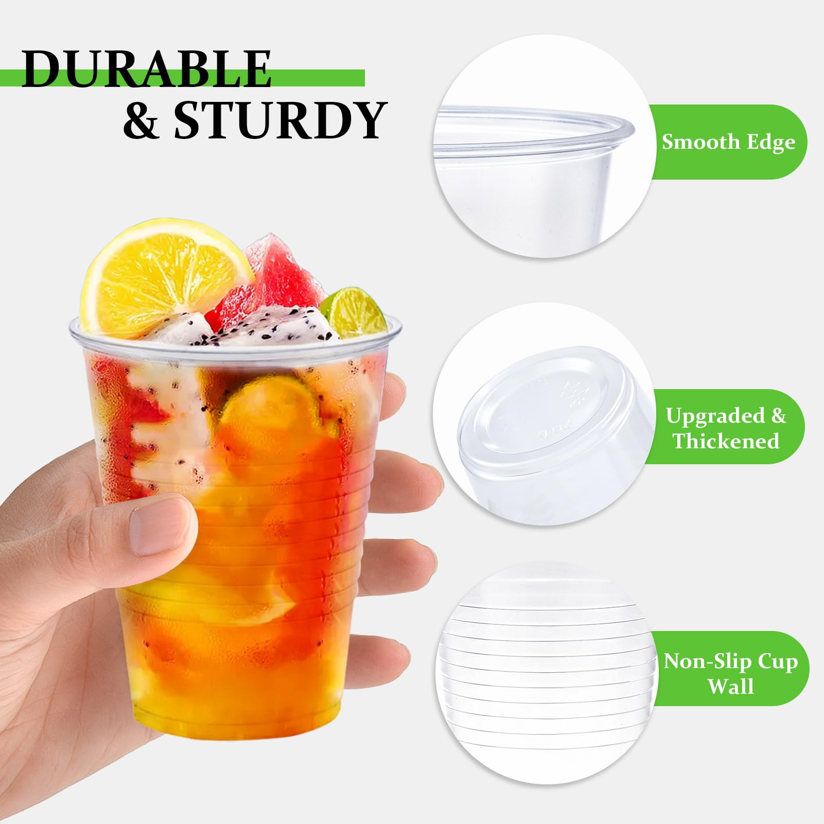 Huifany stacked cups demonstrating compact storage and easy transport