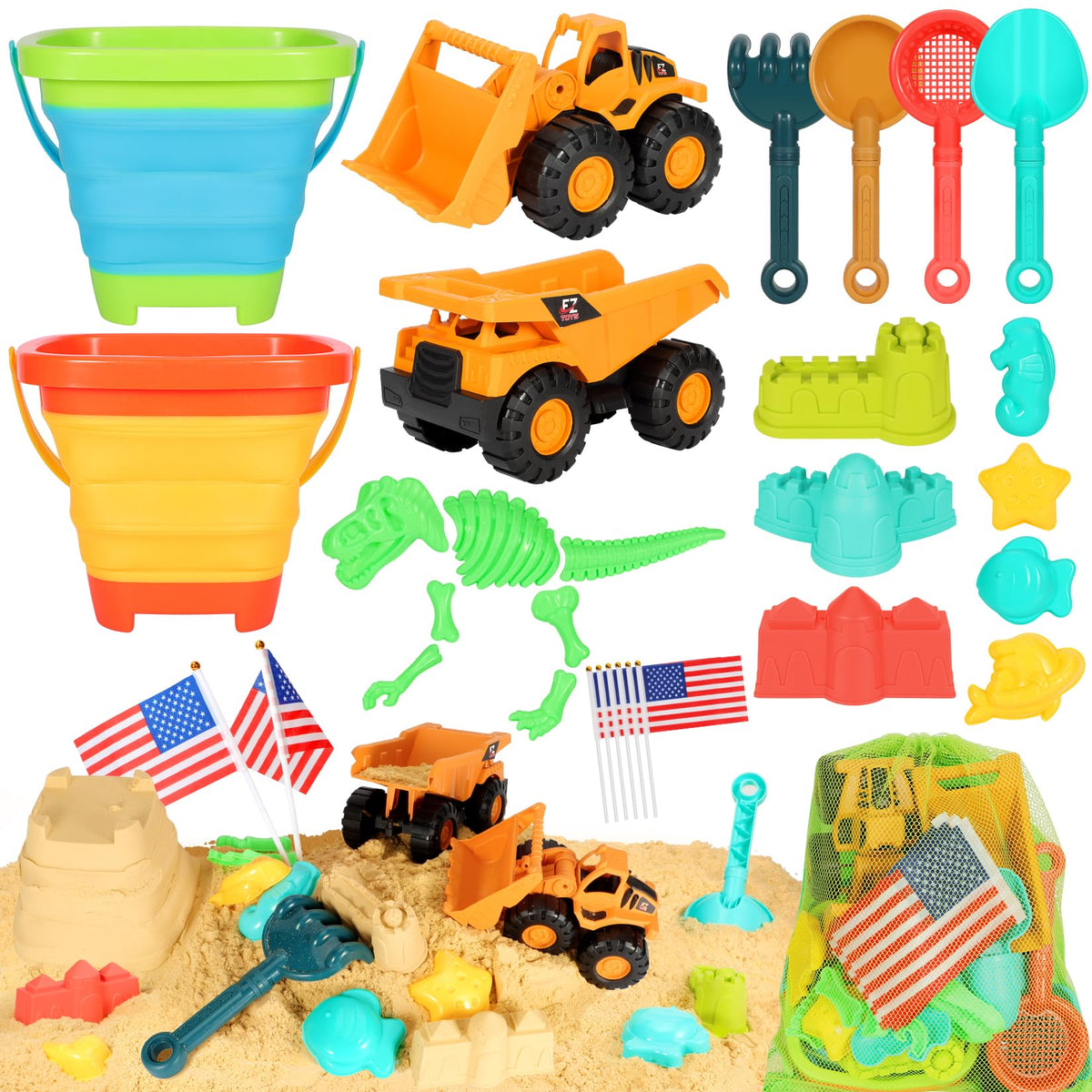 HUITEM full 29-piece set laid out, shows variety and portability benefits