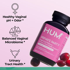 HUM Private Party single capsule close-up highlighting capsule texture