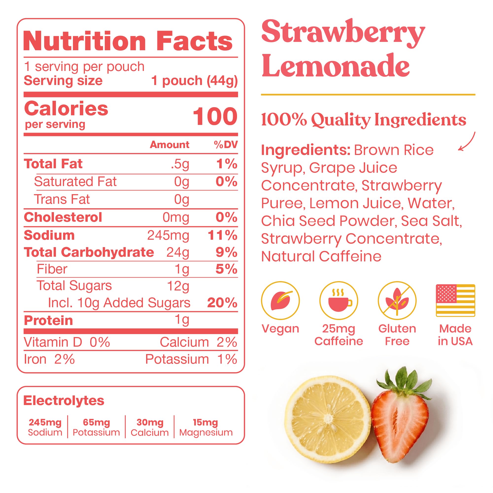 HÜMA CHIA ENERGY GEL gel packet close-up highlighting natural ingredients