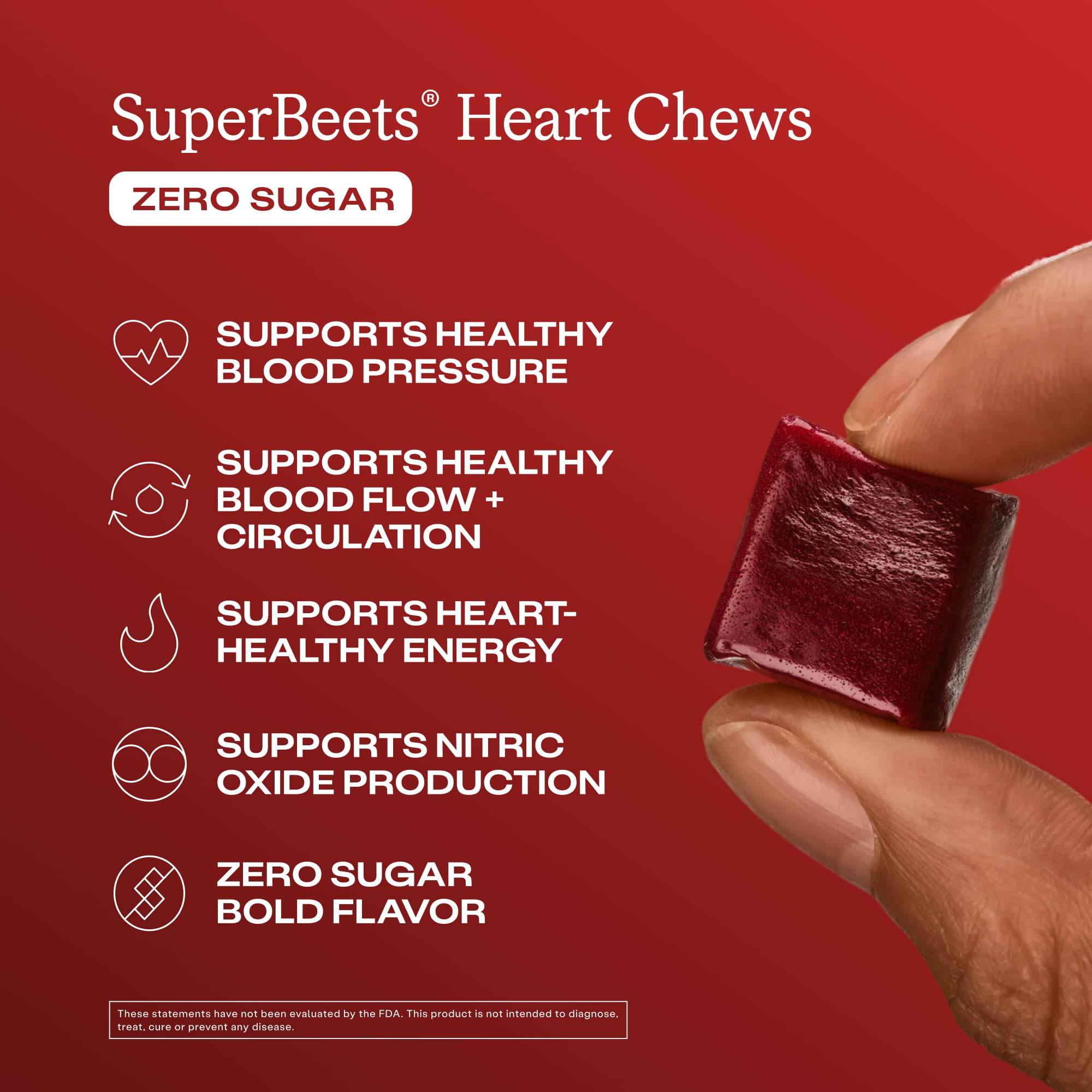 HumanN close-up of soft chew texture highlighting smooth chewable form and easy consumption