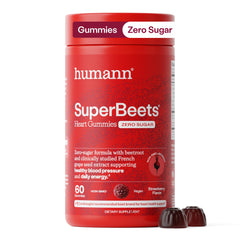 Humann SuperBeets front packaging showing jar and branding for easy identification