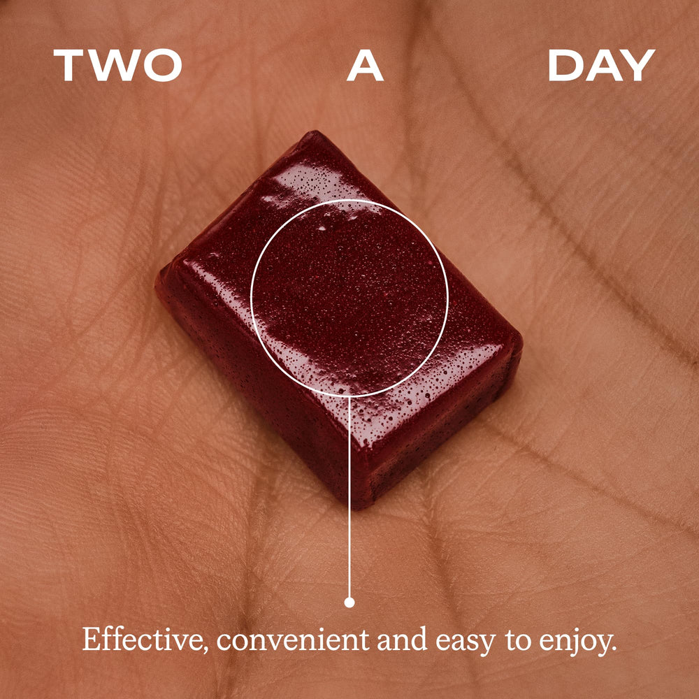 HumanN product staged on breakfast table suggesting daily routine integration