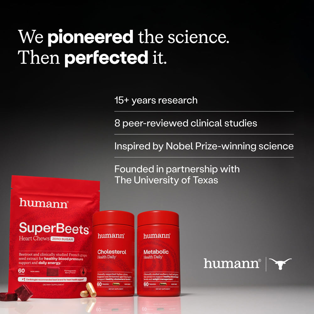 HumanN nutrition facts label focusing on ingredient transparency and dosages