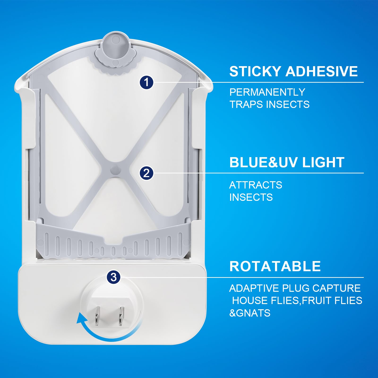 Husaco unit side profile with plug showing simple installation and low maintenance