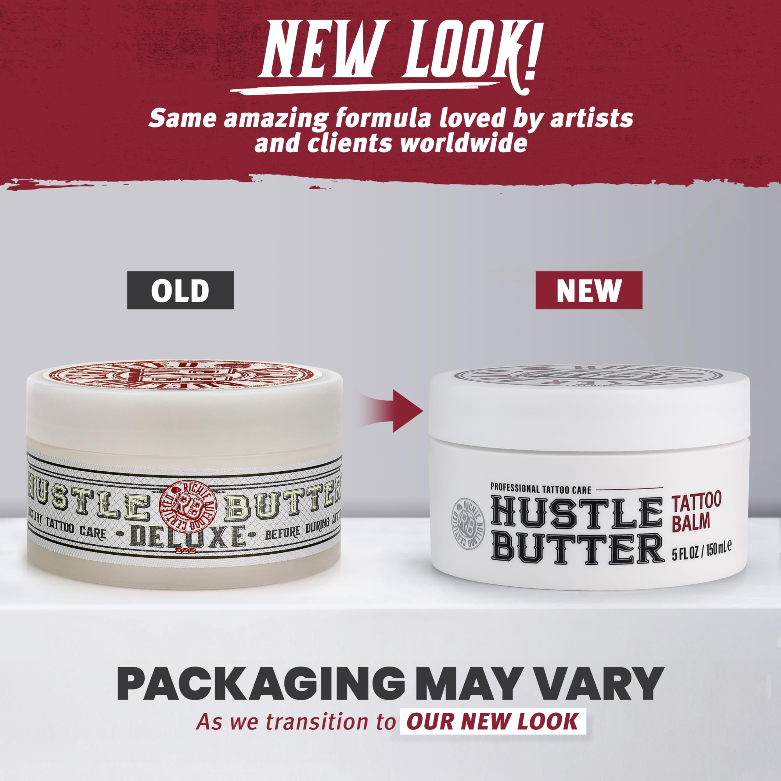 Close-up texture of Hustle Butter Deluxe balm highlighting smooth, spreadable vegan consistency