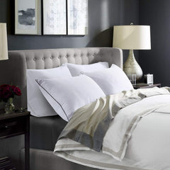 HUXMEYSON fill fiber texture detail highlighting supportive loft benefit