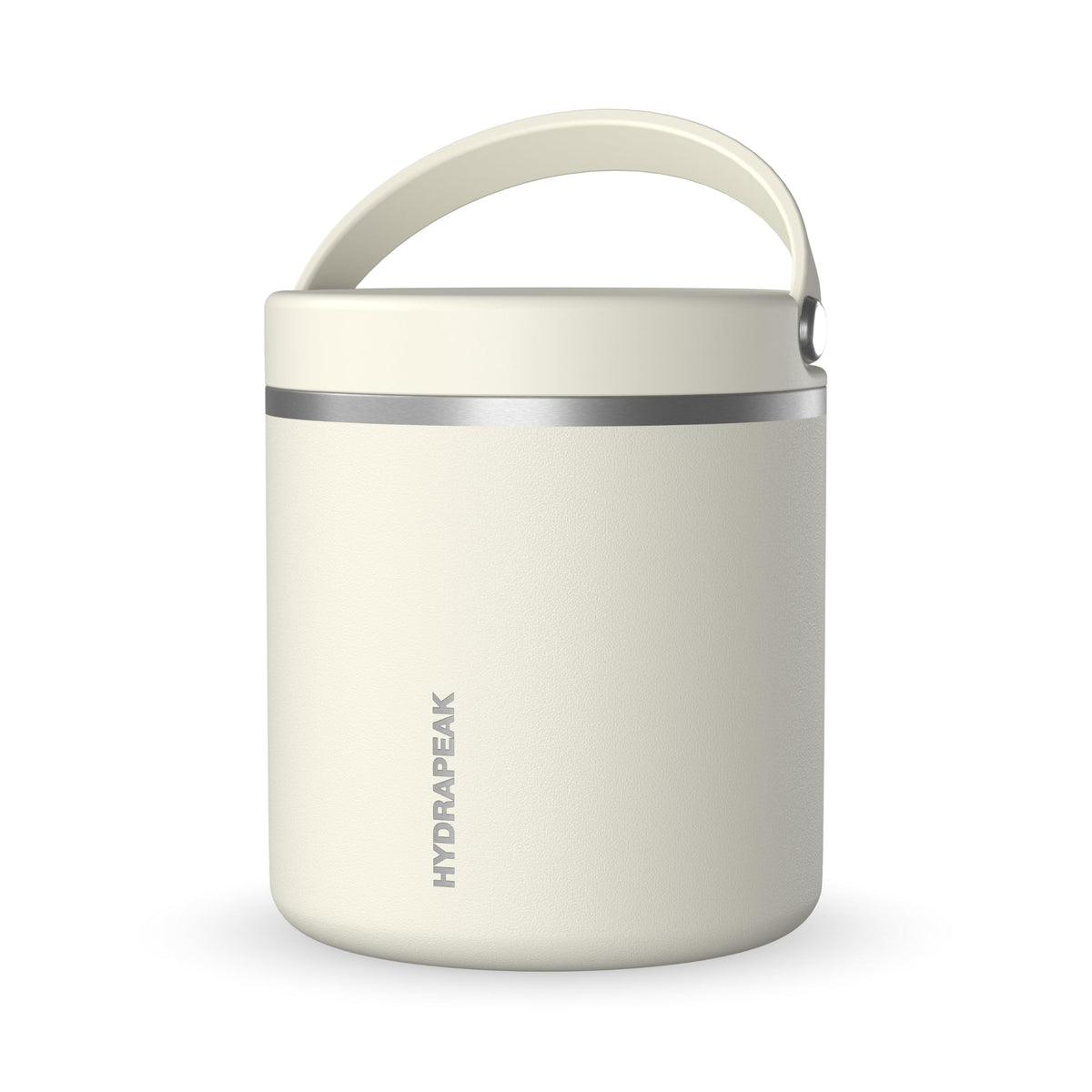 Hydrapeak 25oz front view ivory showing leak-proof design and portability