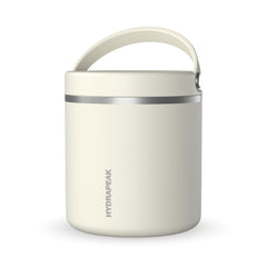 Hydrapeak 25oz front view ivory showing leak-proof design and portability