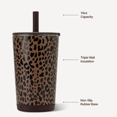 HydroJug soft-touch lid and flexible straw close-up for effortless sipping and comfort