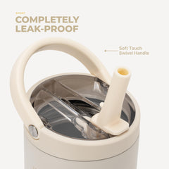HydroJug textured stainless steel and silicone base preventing slips