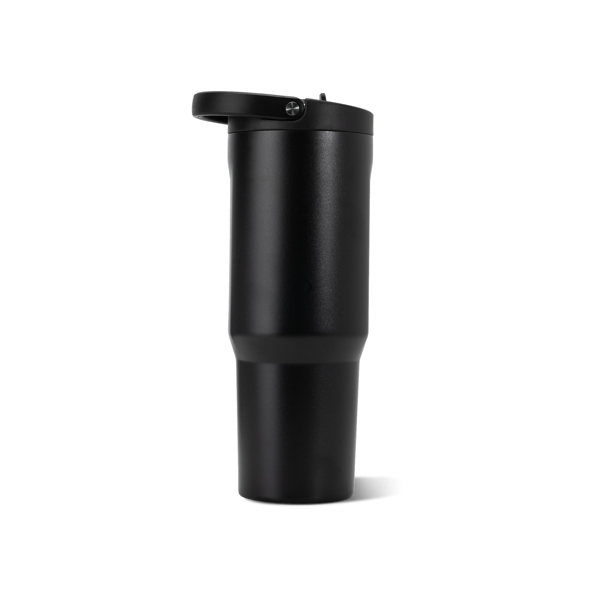 HydroJug front view black showing sleek insulated body and large capacity benefit