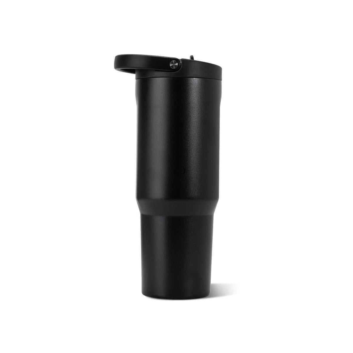 HydroJug front view black showing sleek insulated body and large capacity benefit