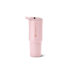 HydroJug Sport front view showing Pink Sand color and leakproof design benefit