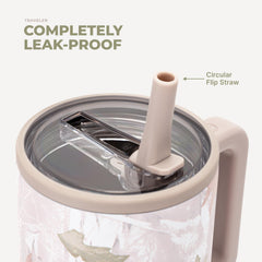 HydroJug non-slip rubber base texture giving stable, leak-resistant placement