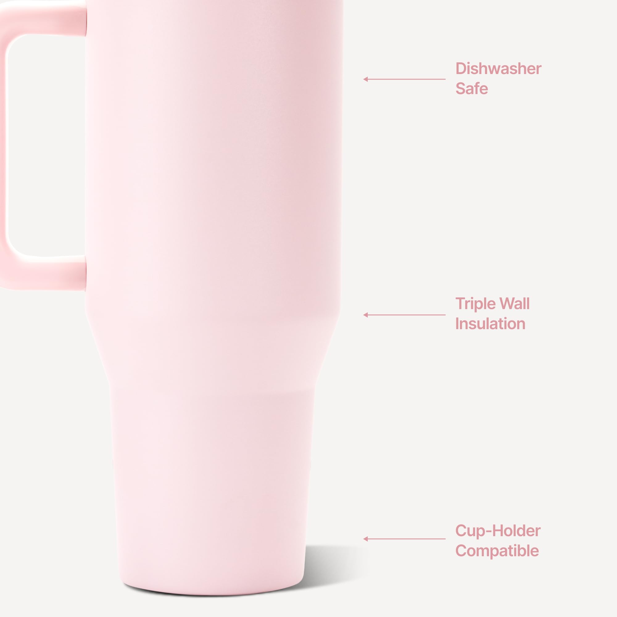 HydroJug Traveler lid with flip straw demonstrating easy sip benefit