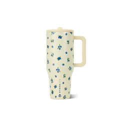 HydroJug front view showing tumbler shape and color, highlights durability