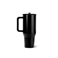 HydroJug Traveler handle closeup highlighting ergonomic grip and comfortable carry benefit