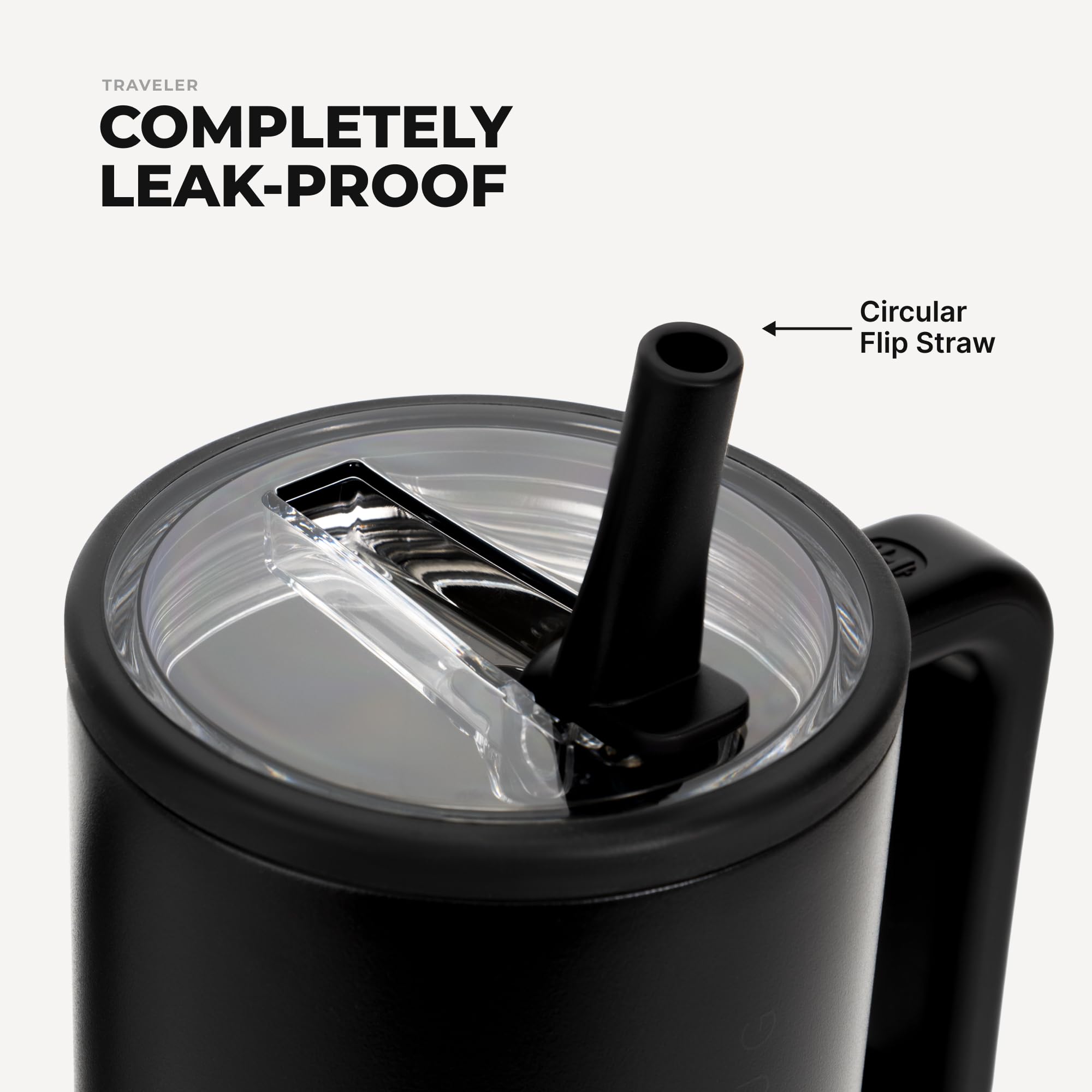 HydroJug Traveler non-slip rubber base detail providing stability and anti-slip protection