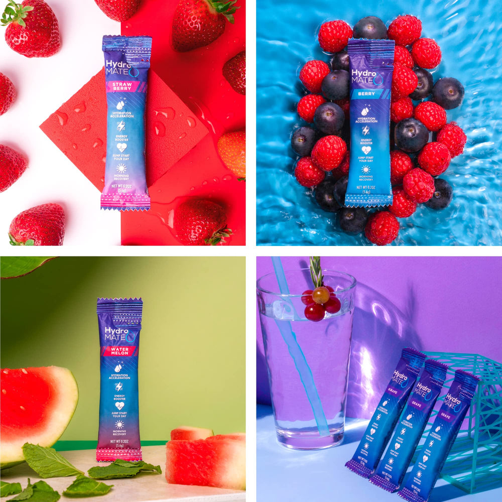 HydroMATE sticks inside gym bag highlighting on‑the‑go hydration convenience