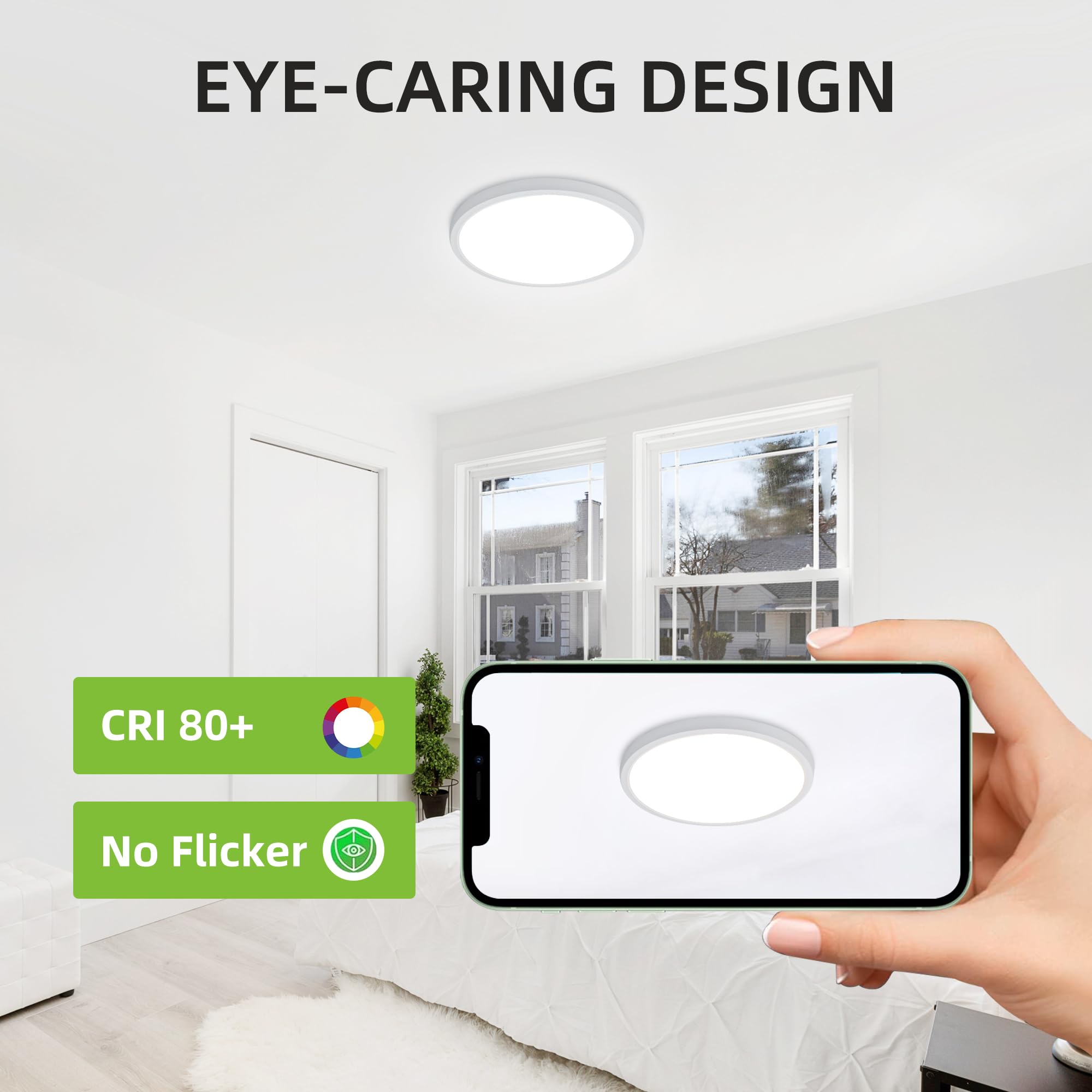 hykolity neutral 4000K in home office enhances visual clarity