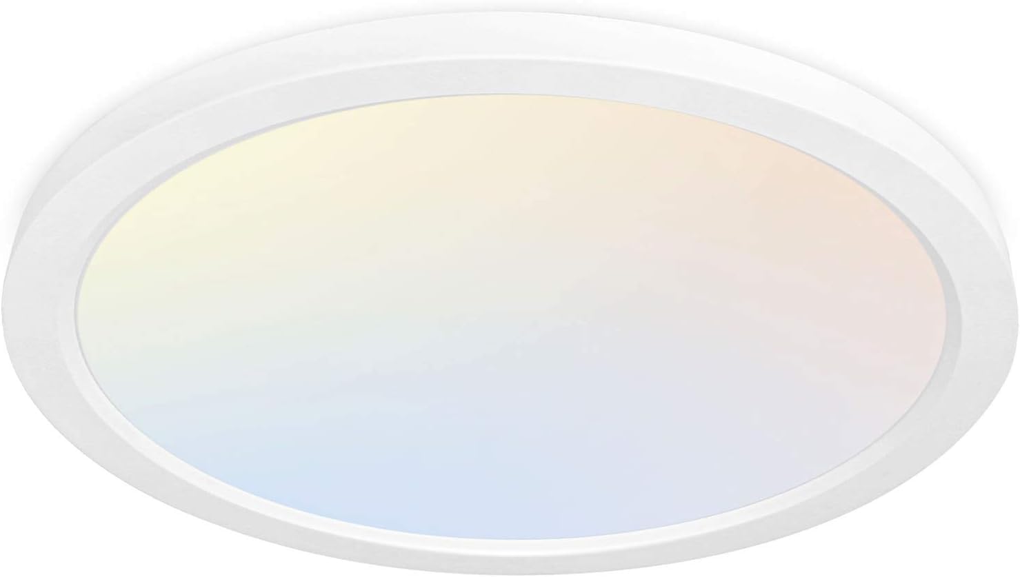 hykolity front view round panel shows sleek design and even light