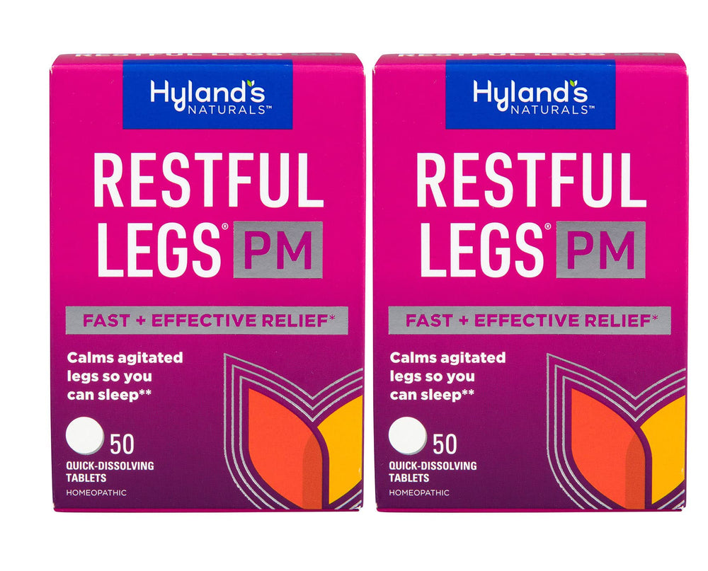 Hyland's front packaging showing product benefits and quick-dissolve feature for easy use
