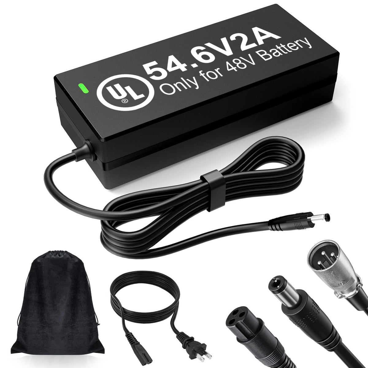 hyleton front view showing label and UL certification for safer charging