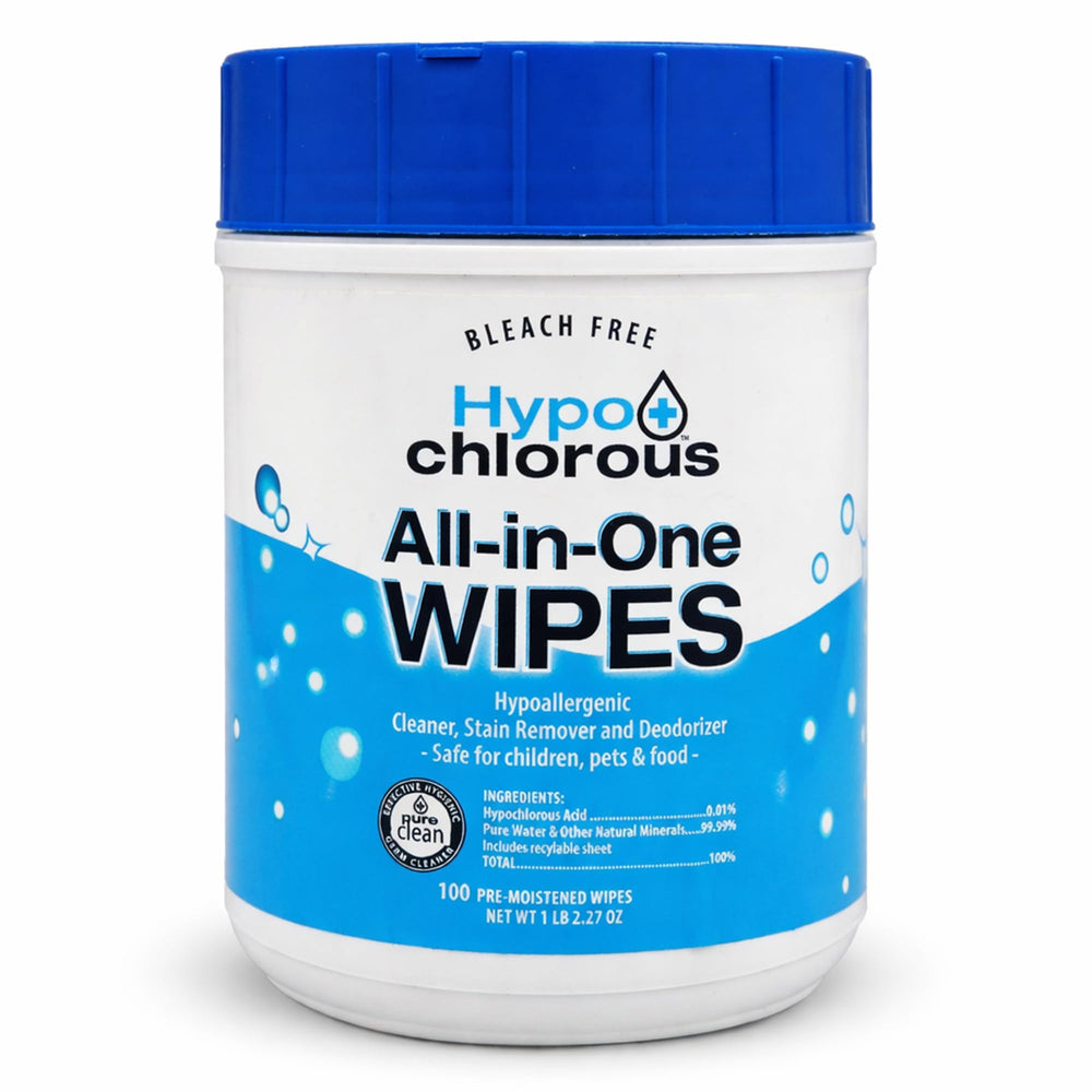 Hypo+Chlorous front packaging showing two-pack and count, clear labeling benefit