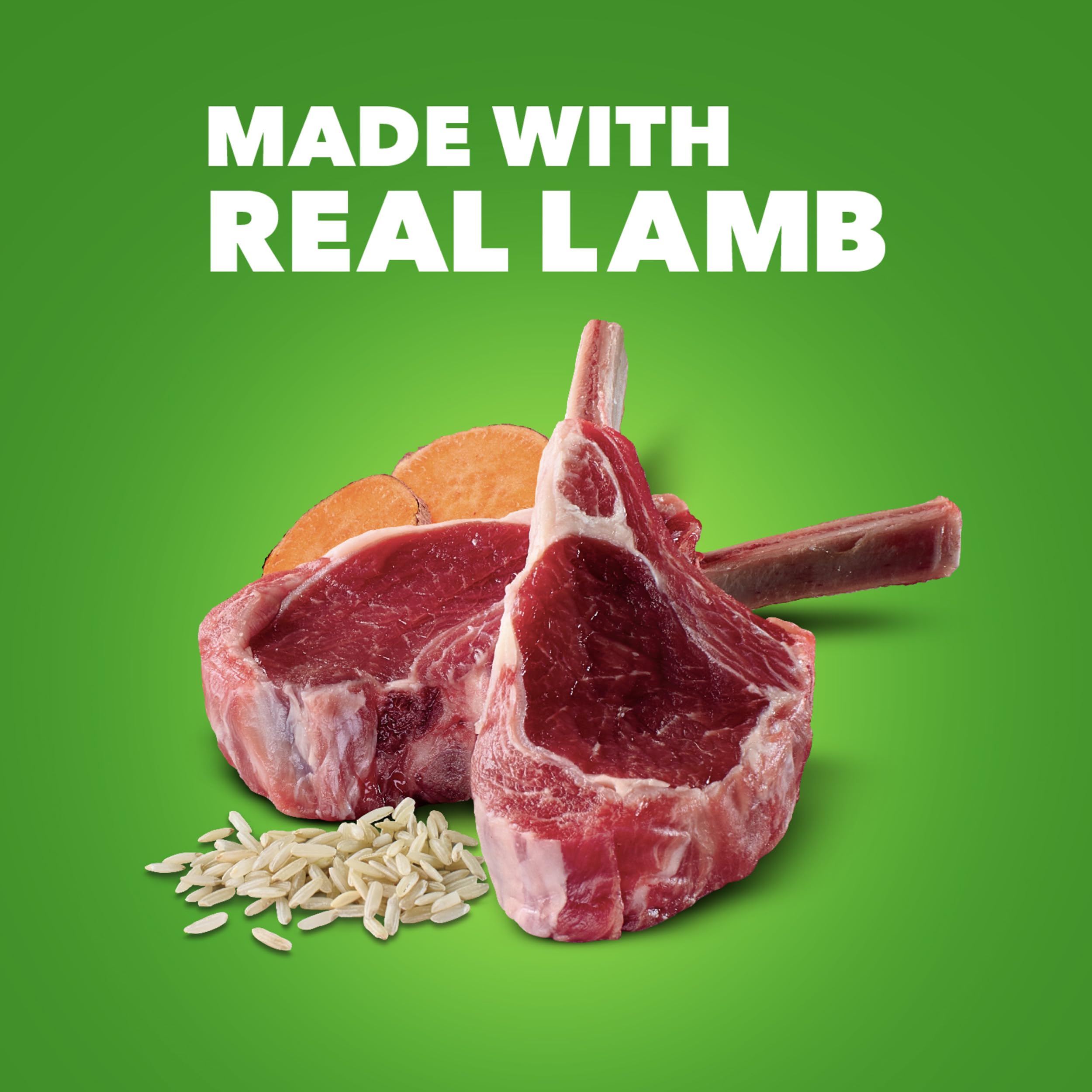 IAMS lamb served in bowl demonstrating appealing meal presentation