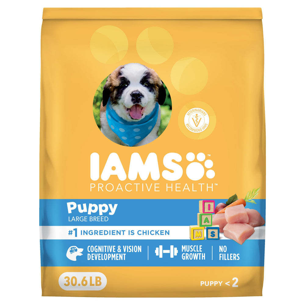 IAMS front packaging showing brand and benefits for confident feeding