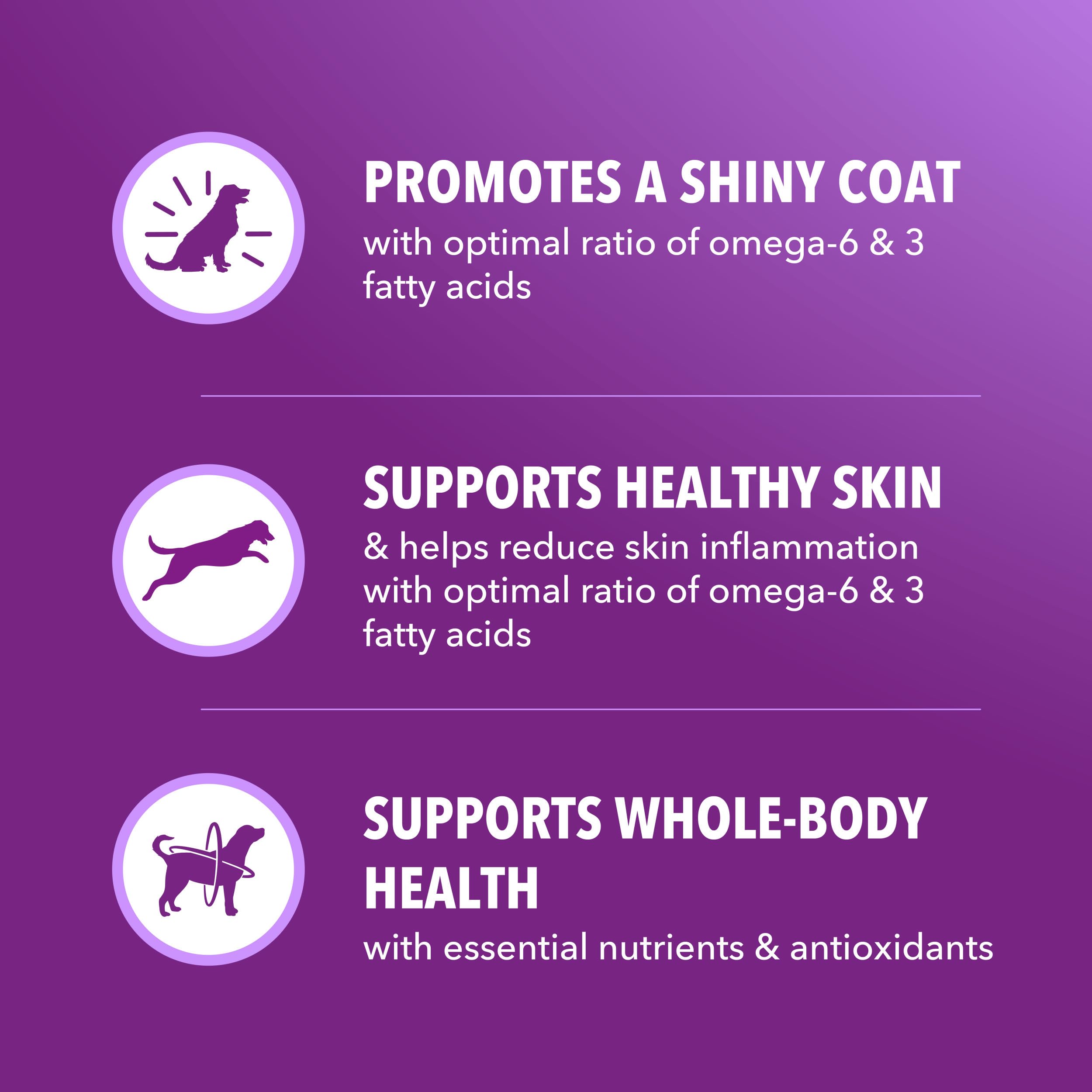 IAMS nutrition label close-up showing balanced vitamins and antioxidants