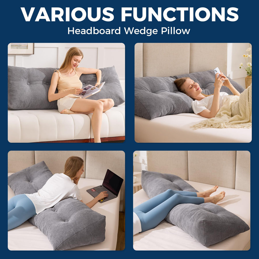 IASEAHK twin size pillow next to ruler illustrating compact support dimensions