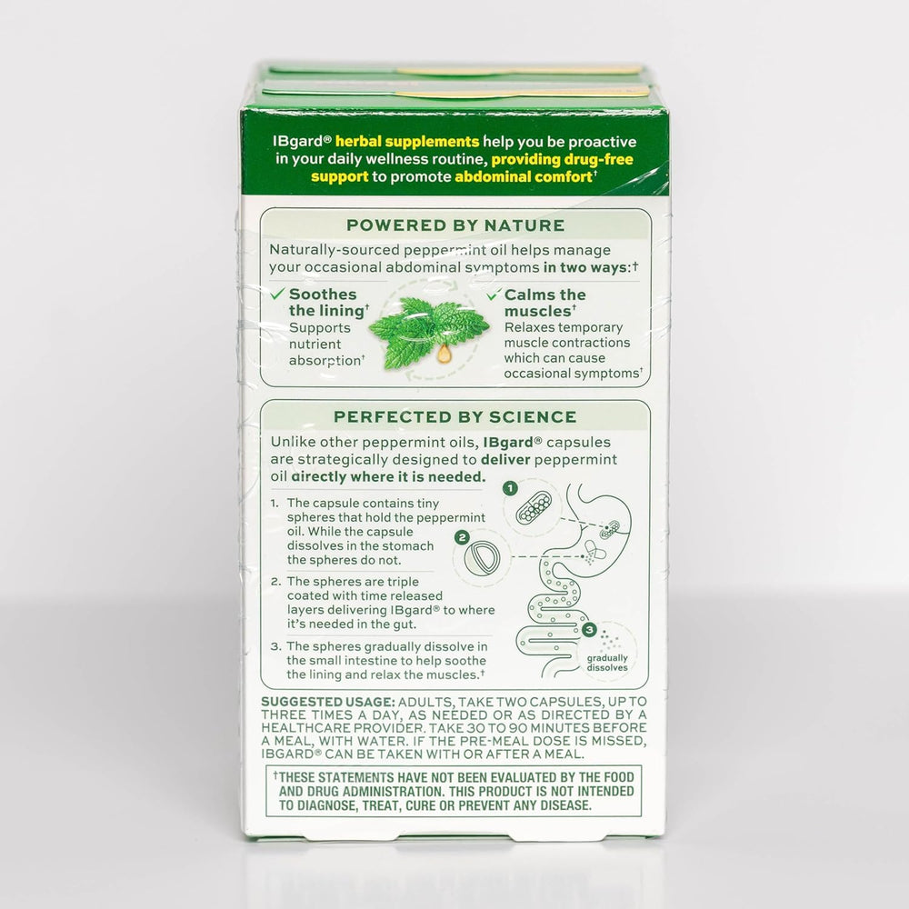 IBgard bottle on breakfast table suggesting everyday digestive routine benefit