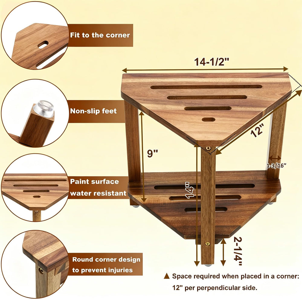 IBosins close-up of wood finish highlighting durable grain and easy-clean surface benefit